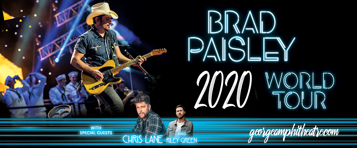 Brad Paisley Tickets 23rd May Amphitheatre