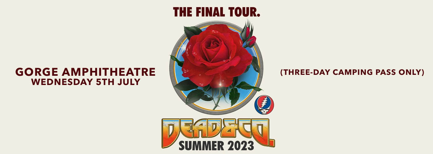 CAMPING Dead & Company (Camping Pass Only) 3 Day Pass