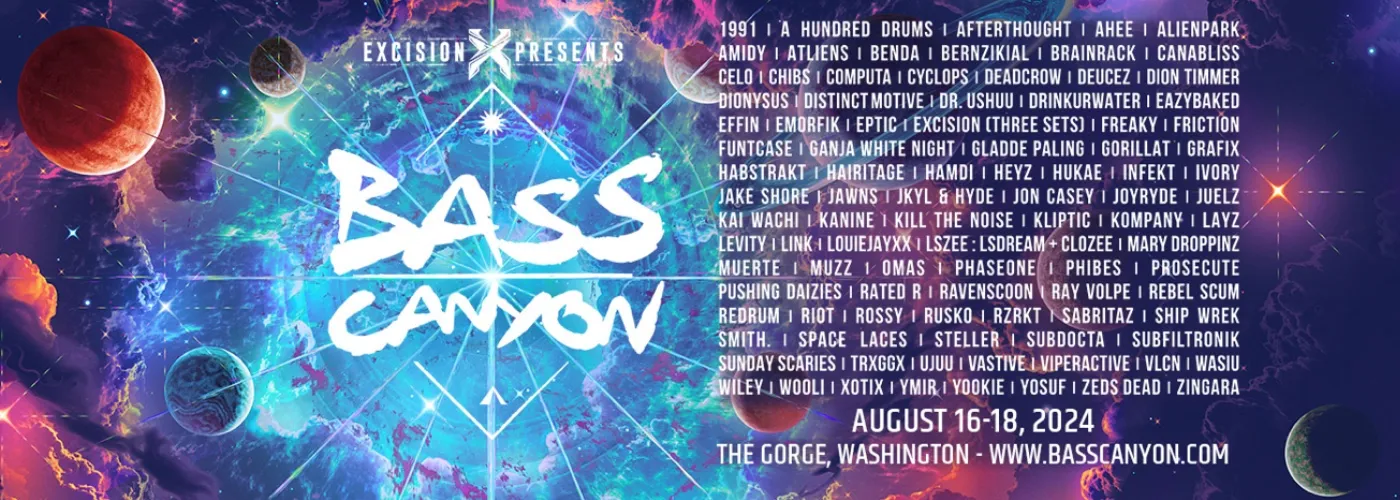 Bass Canyon Festival – 3 Day Pass