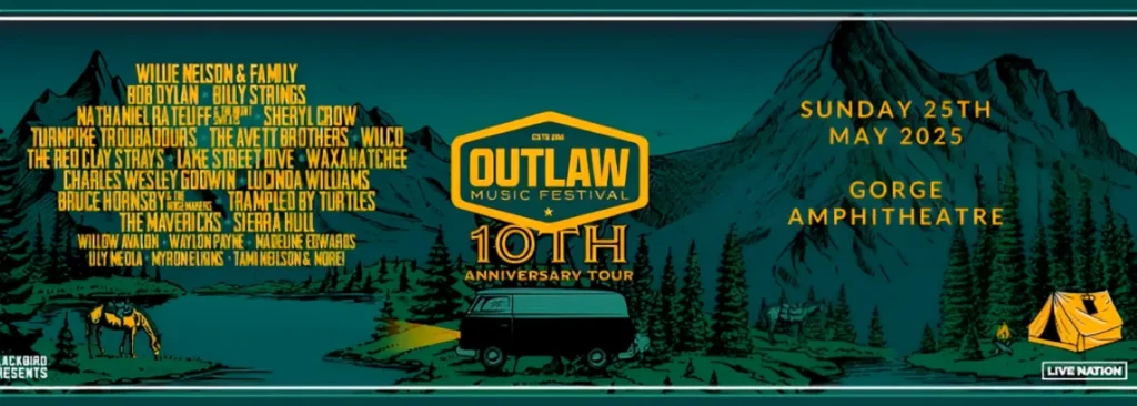 Outlaw Music Festival at Gorge Amphitheatre